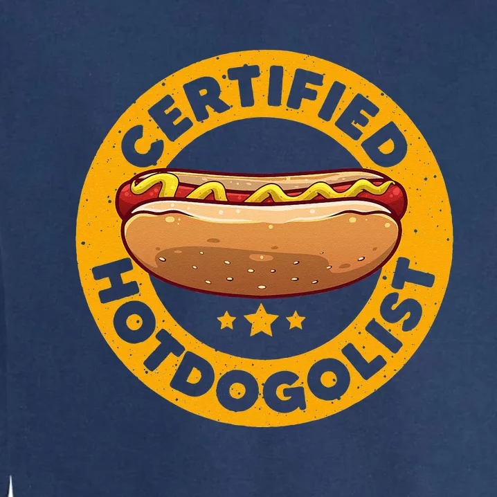 Cool Hot Dog Design For Men Women Sausage Hot Dog Lover Garment-Dyed Sweatshirt