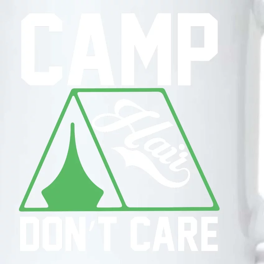 Camp Hair Dont Care Black Color Changing Mug