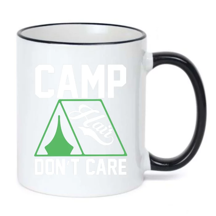 Camp Hair Dont Care Black Color Changing Mug