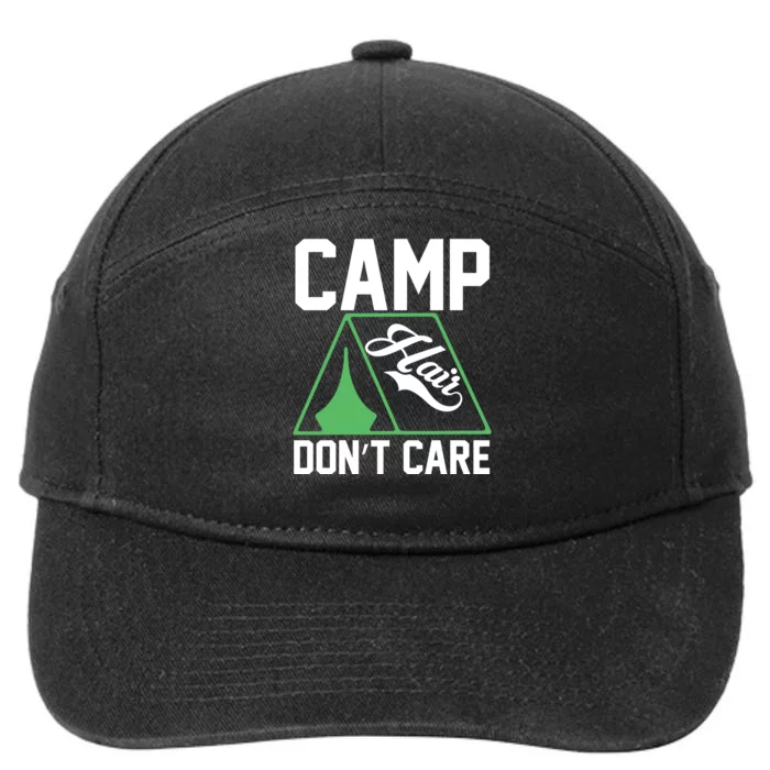 Camp Hair Dont Care 7-Panel Snapback Hat