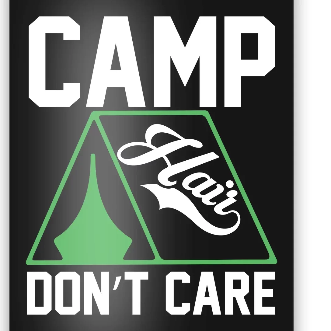 Camp Hair Dont Care Poster