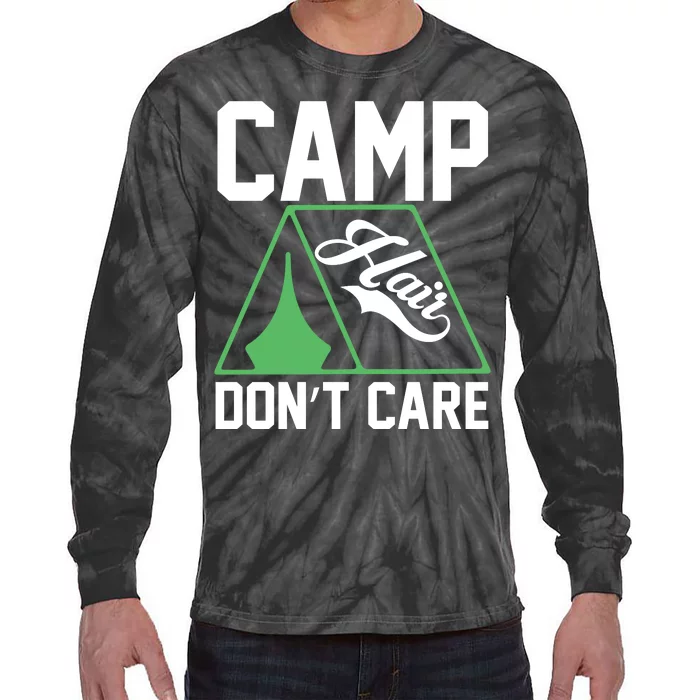 Camp Hair Dont Care Tie-Dye Long Sleeve Shirt