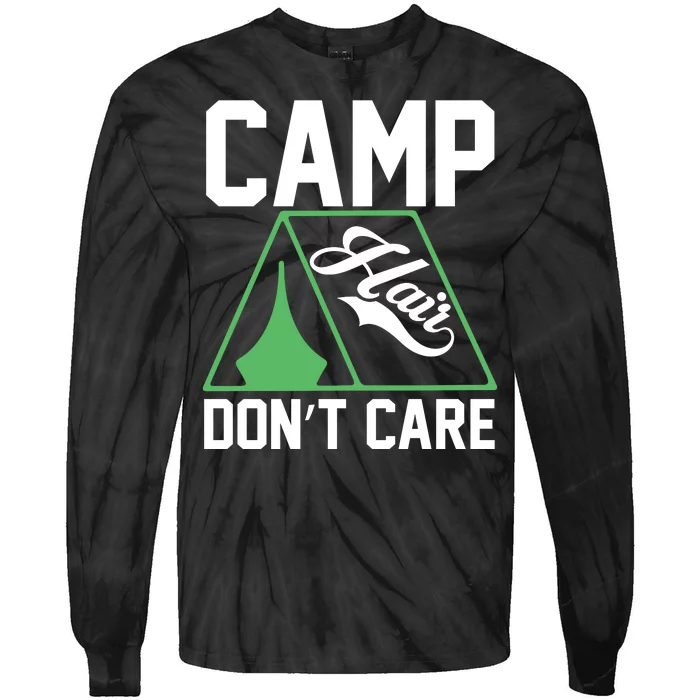 Camp Hair Dont Care Tie-Dye Long Sleeve Shirt