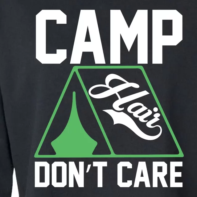 Camp Hair Dont Care Cropped Pullover Crew