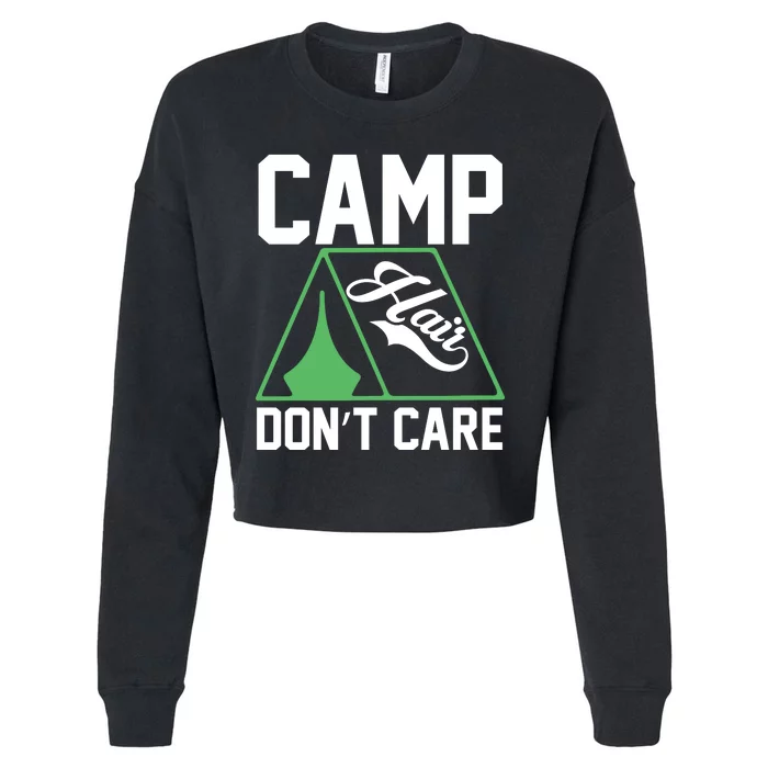 Camp Hair Dont Care Cropped Pullover Crew