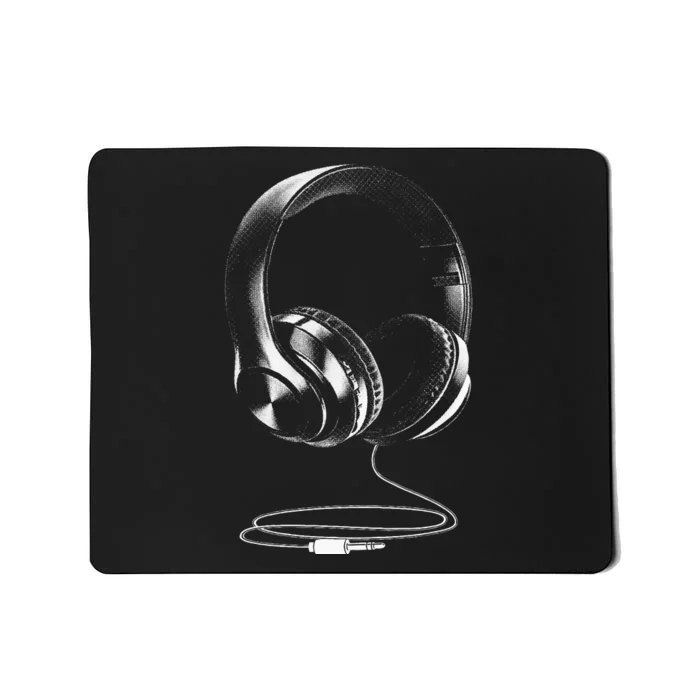 Cool Headphones Design For Men Women DJ Music Artist Lover Mousepad