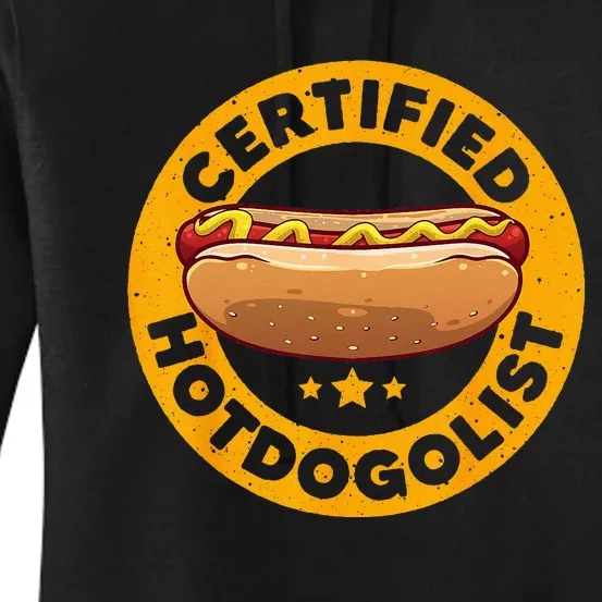 Cool Hot Dog Design For Sausage Hot Dog Lover Women's Pullover Hoodie