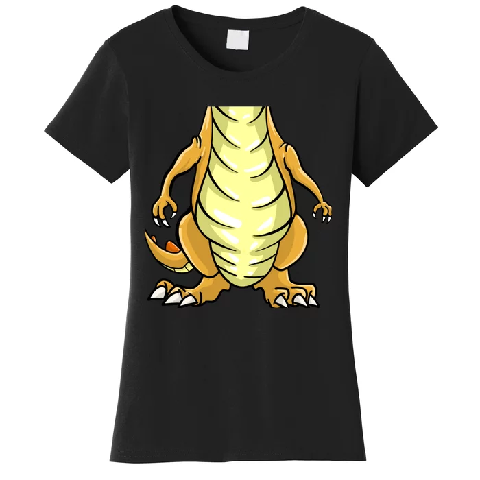 Cute Headless Dinosaur Costume Halloween Funny Animal Gift Women's T-Shirt