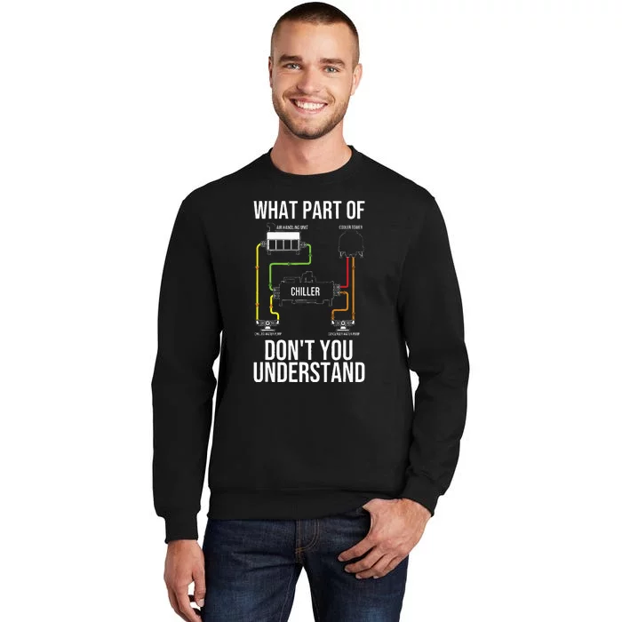 Cool HVAC Design For Air Conditioning Ventilation Tall Sweatshirt