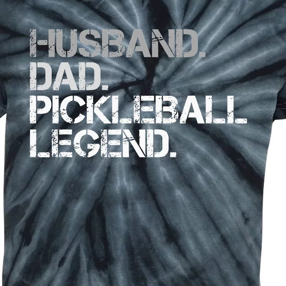 Cool Husband Dad Pickleball Legend Fathers Day Daddy Funny Kids Tie-Dye T-Shirt