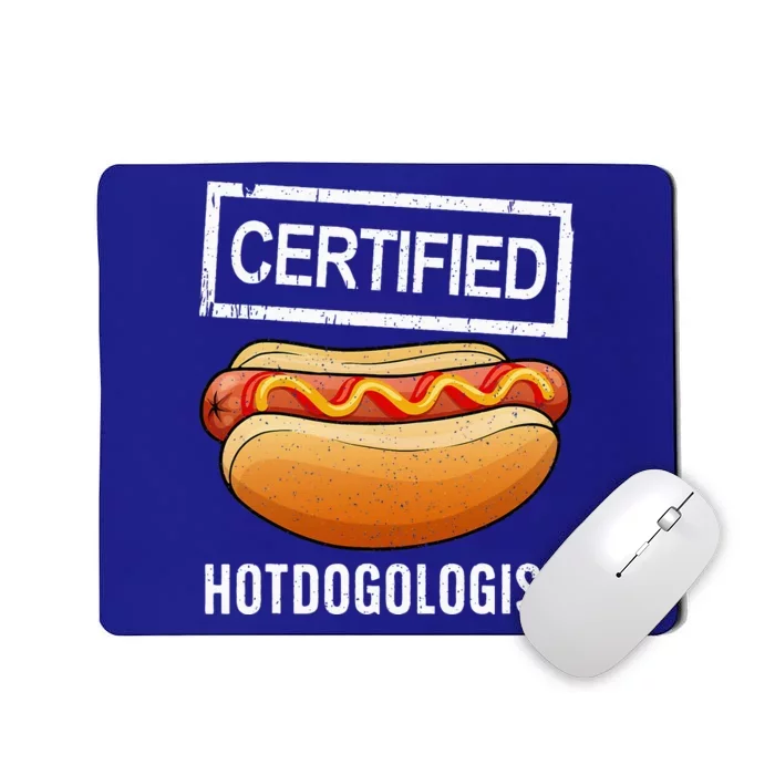 Cool Hotdog Design For Women Sausage Hot Dog Lover Mousepad