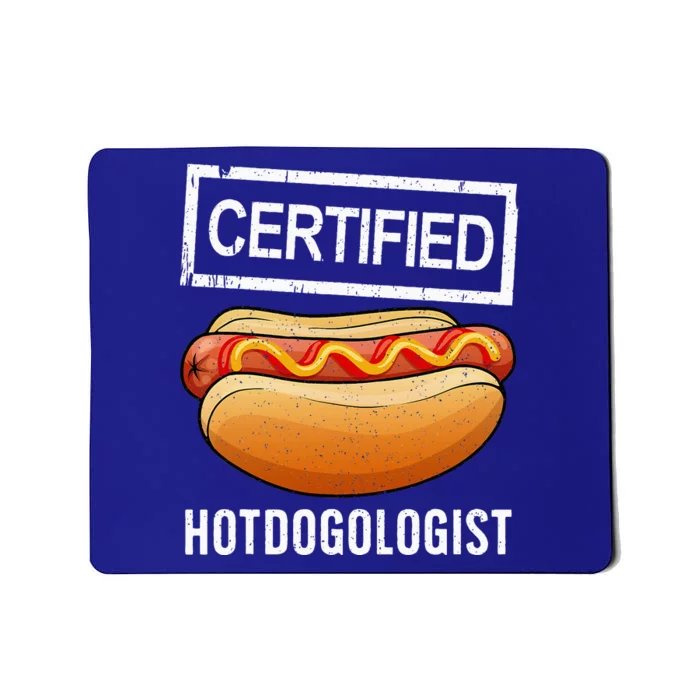 Cool Hotdog Design For Women Sausage Hot Dog Lover Mousepad