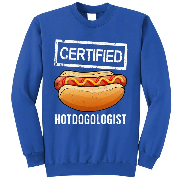 Cool Hotdog Design For Women Sausage Hot Dog Lover Tall Sweatshirt