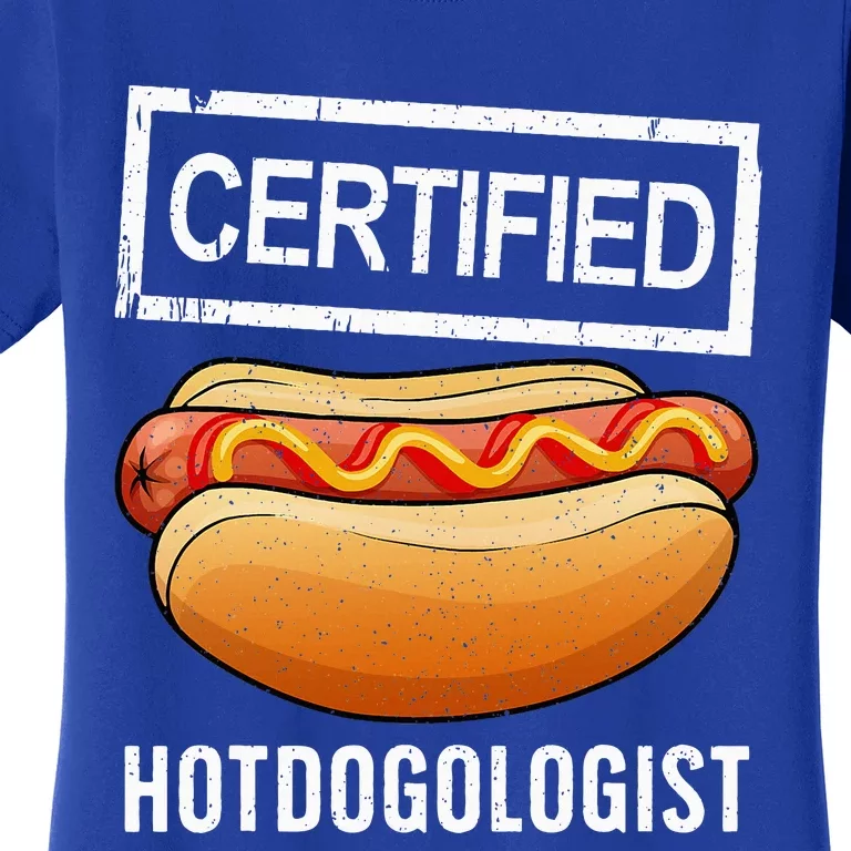 Cool Hotdog Design For Women Sausage Hot Dog Lover Women's T-Shirt