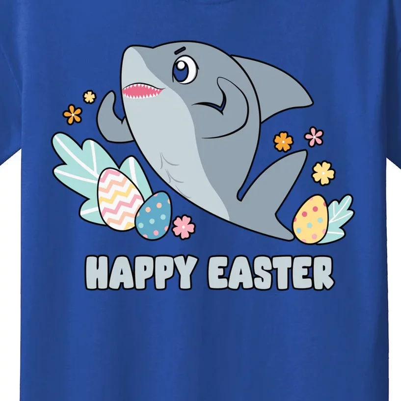 Cute Happy Easter Day Egg Hunt Orca Shark Meaningful Gift Kids T-Shirt