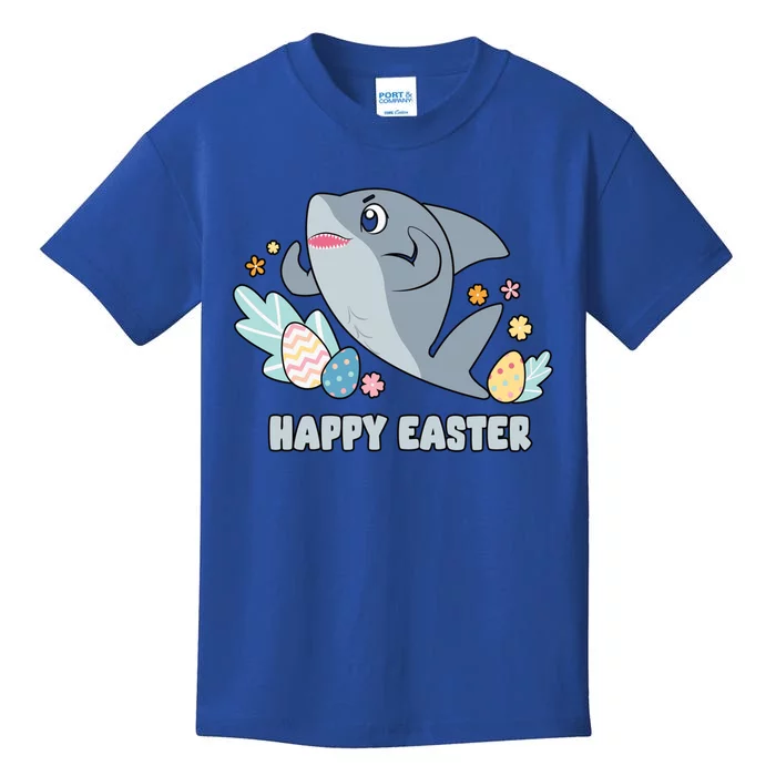 Cute Happy Easter Day Egg Hunt Orca Shark Meaningful Gift Kids T-Shirt