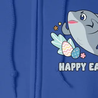 Cute Happy Easter Day Egg Hunt Orca Shark Meaningful Gift Full Zip Hoodie