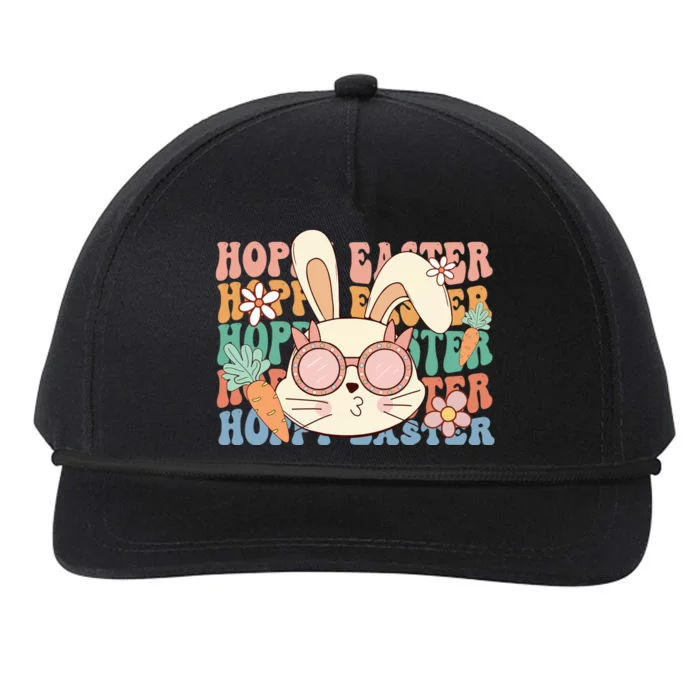 Cute Hoppy Easter Snapback Five-Panel Rope Hat