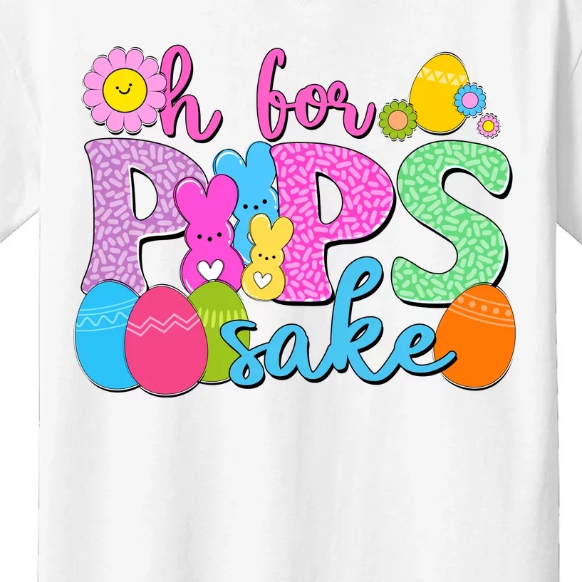 Cute Happy Easter Oh For Peeps Sake Marshmallow Bunnies Kids T-Shirt