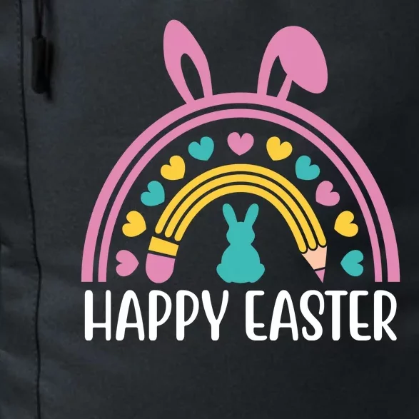 Cute Happy Easter School Teacher Student Bunny Daily Commute Backpack