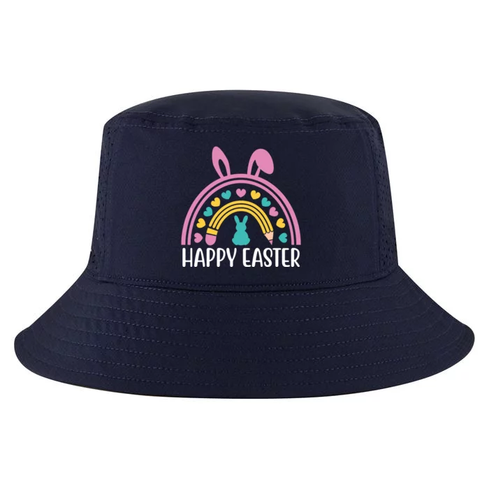 Cute Happy Easter School Teacher Student Bunny Cool Comfort Performance Bucket Hat