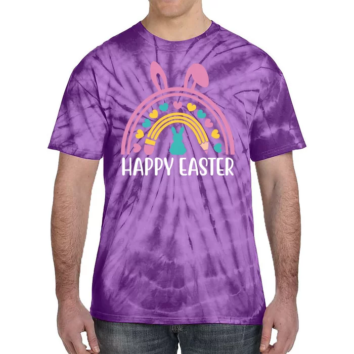 Cute Happy Easter School Teacher Student Bunny Tie-Dye T-Shirt