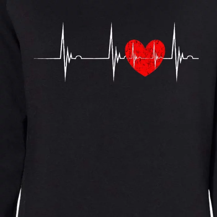 Cardiologist Heart EKG Heartbeat Pulseline Cardiology Womens California Wash Sweatshirt