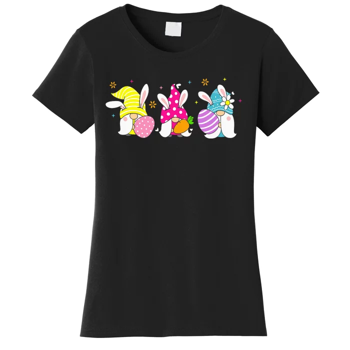 Cute Happy Easter design Easter Gnomes Women's T-Shirt