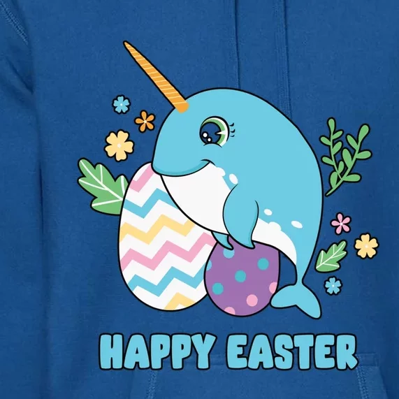 Cute Happy Easter Day Egg Hunter Orca Whale Gift Premium Hoodie