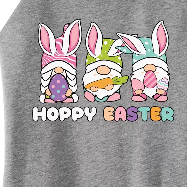 Cute Hoppy Easter Day Egg Hunter Gnomes Great Gift Women’s Perfect Tri Rocker Tank