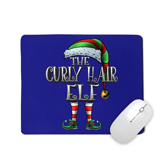 Curly Hair Elf Gift Matching Family Curly Hair Christmas Great Gift Mousepad