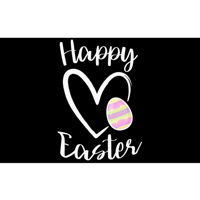 Cute Happy Easter Heart Pastel Easter Outfit Bumper Sticker