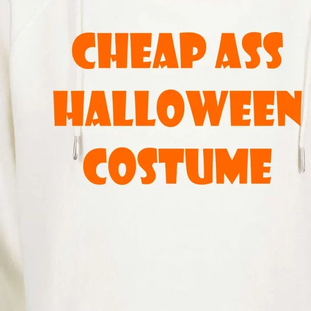 Cheap Ass Halloween Costume Womens Funnel Neck Pullover Hood