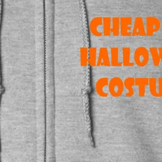 Cheap Ass Halloween Costume Full Zip Hoodie