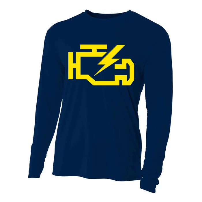 Check Engine Light Cooling Performance Long Sleeve Crew