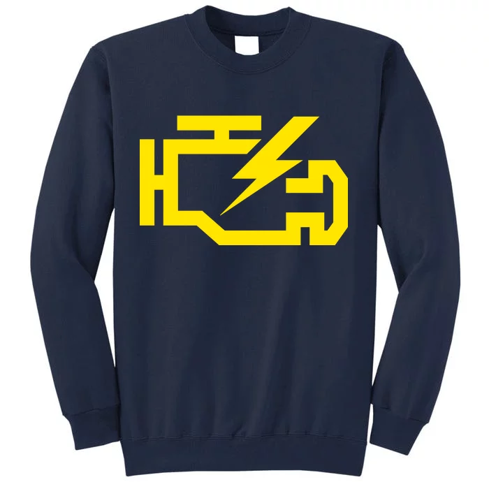 Check Engine Light Tall Sweatshirt