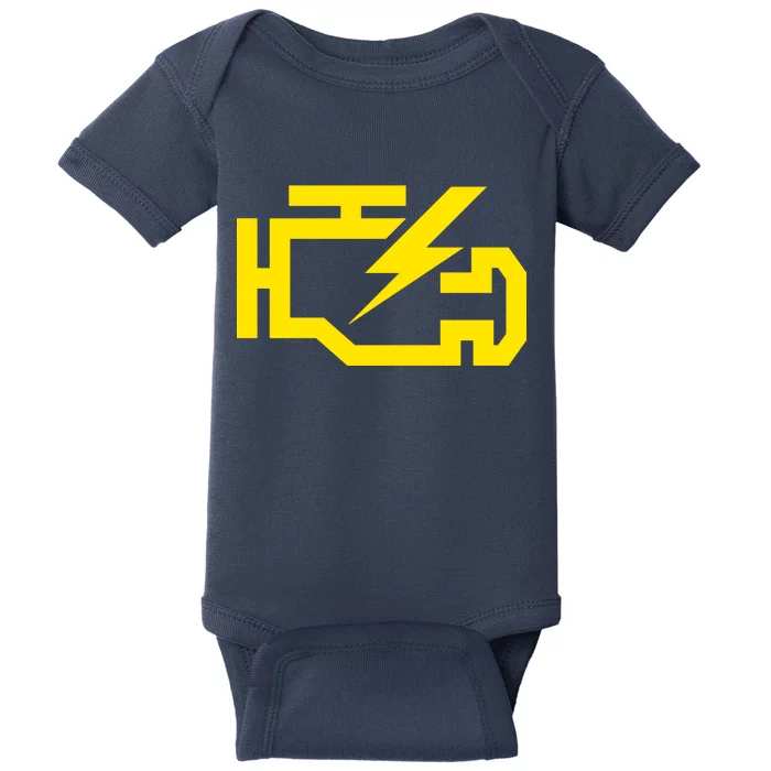 Check Engine Light Baby Bodysuit