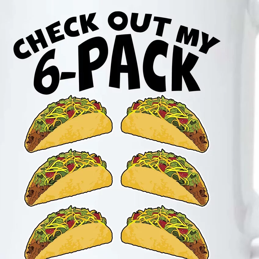 Check Out My 6-Pack Tacos Black Color Changing Mug