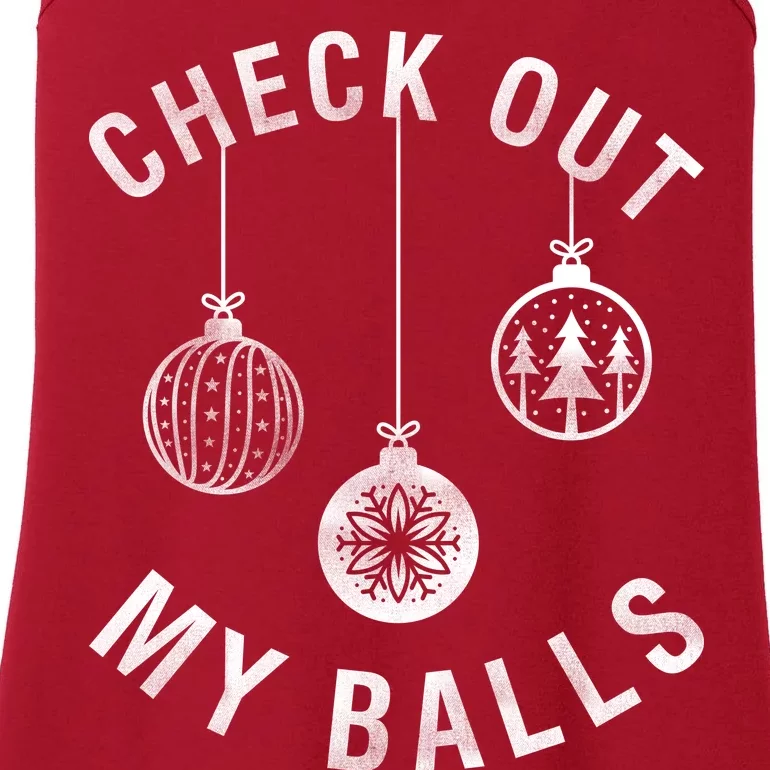 Check Out My Balls Ladies Essential Tank