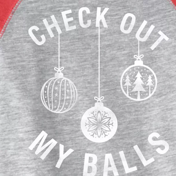 Check Out My Balls Toddler Fine Jersey T-Shirt