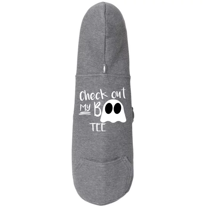 Check Out My Boo Tee Doggie 3-End Fleece Hoodie