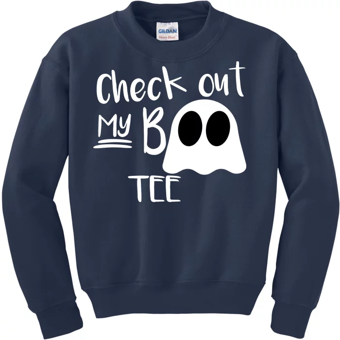 Check Out My Boo Tee Kids Sweatshirt