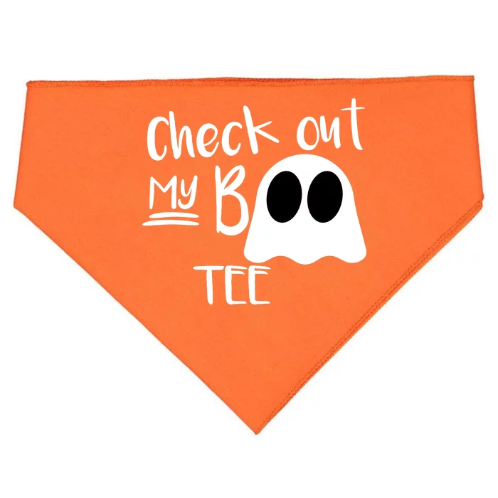 Check Out My Boo Tee USA-Made Doggie Bandana