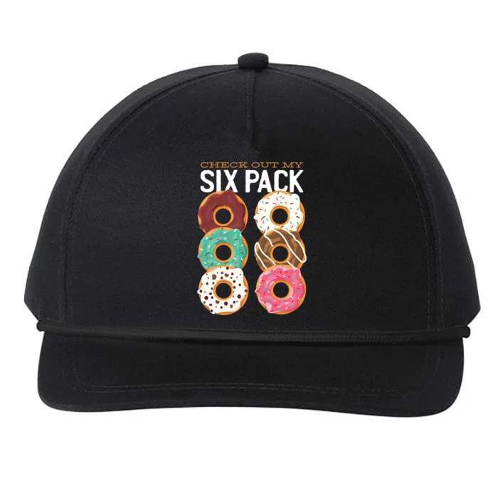 Check Out My Donut Six Pack Snapback Five-Panel Rope Hat