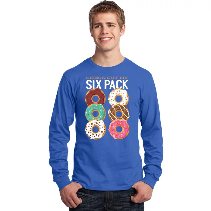 Check Out My Donut Six Pack Tall Long Sleeve T-Shirt