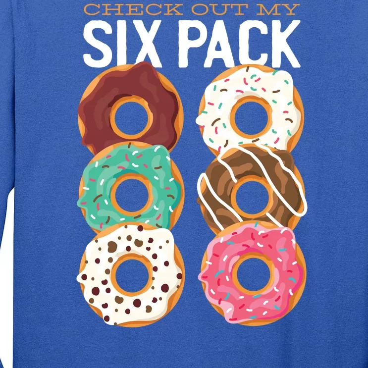 Check Out My Donut Six Pack Tall Long Sleeve T-Shirt