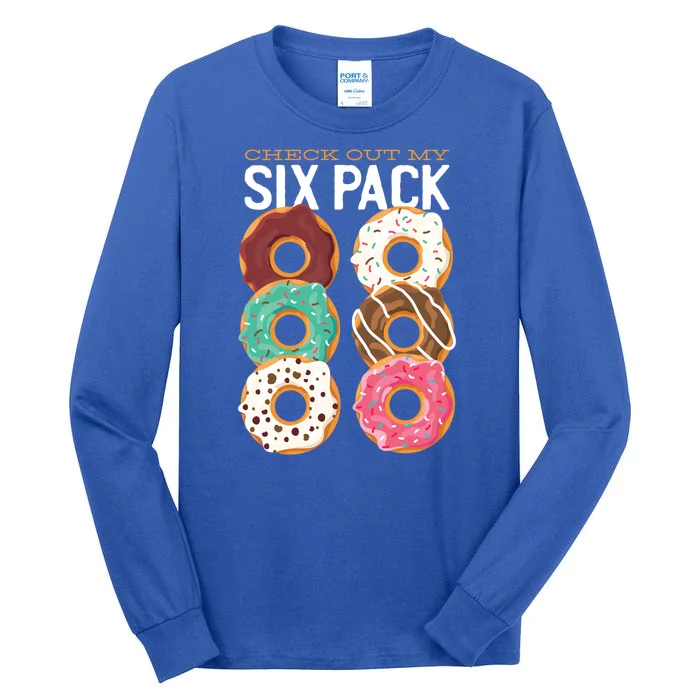 Check Out My Donut Six Pack Tall Long Sleeve T-Shirt