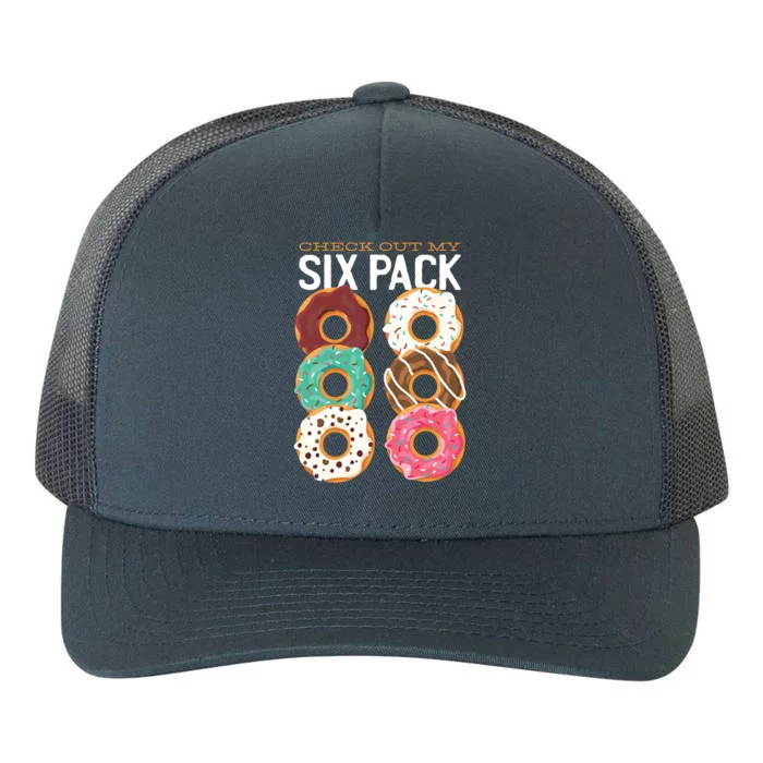 Check Out My Donut Six Pack Yupoong Adult 5-Panel Trucker Hat