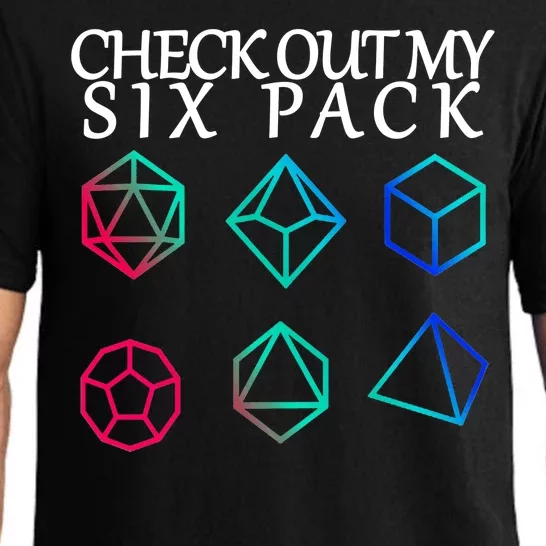 Check Out My Six Pack Dice For Dragons Pajama Set