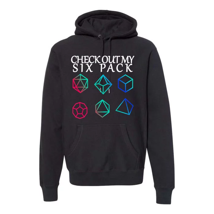 Check Out My Six Pack Dice For Dragons Premium Hoodie